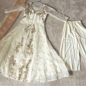 Champenge color anarkali style maxi dress